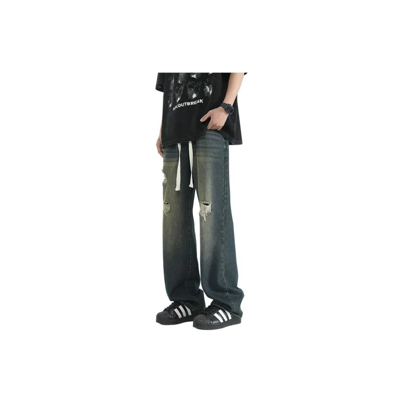 FASTFISH Jeans Unisex Nostalgic Green-0