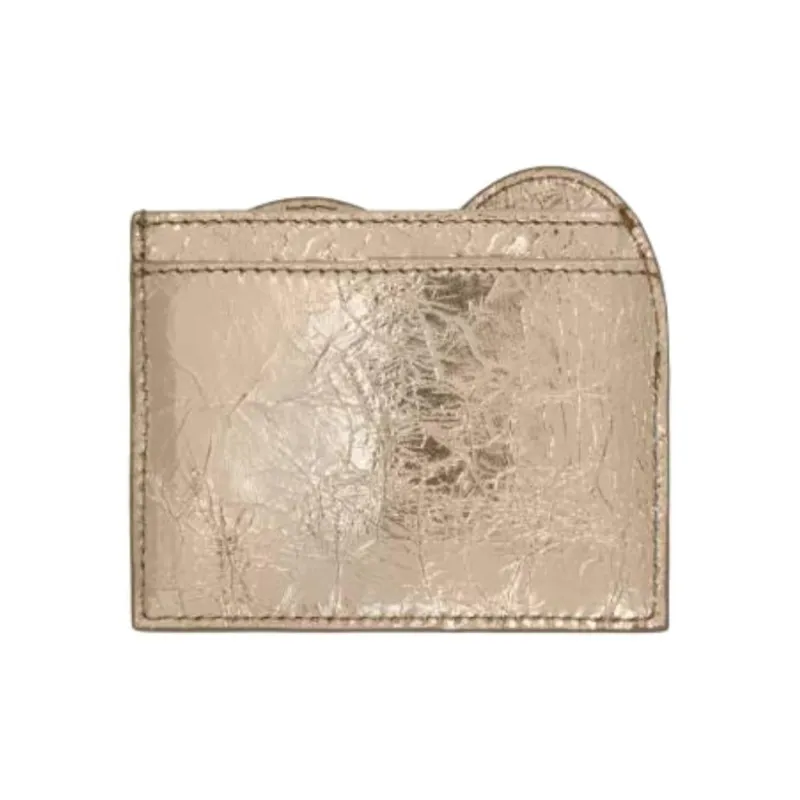 Vivienne Westwood Calfskin Card Holder Women's Gold-1