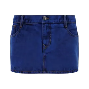 Vivienne Westwood Foam Mini Denim Skirt
