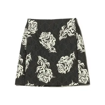 Beams Casual Short Skirts Women's Black White