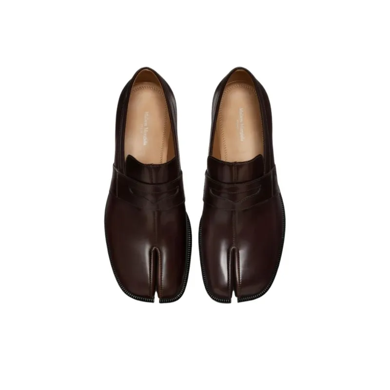Maison Margiela Tabi Casual Single Shoes Women's Brown-3