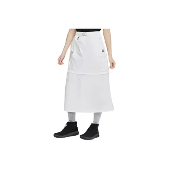 Nike SS24 Casual Long Skirts Women's White