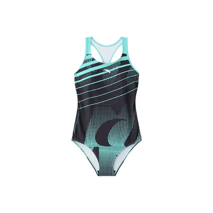 ANTA One Piece Swimsuits Women's Block Green-0