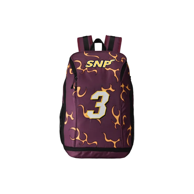 Spare No Pains. Polyester Backpack Regular Unisex Multicolor-20
