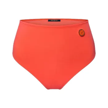 LOUIS VUITTON High-Rise LV Pin Bikini Bottoms Bikini Women's Orange