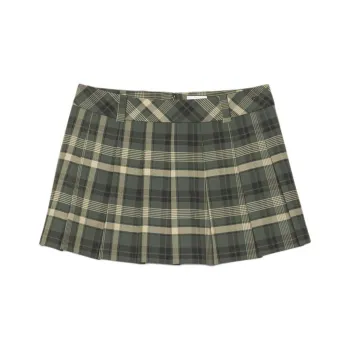 ARITZIA FW24 Sunday Best Olive Super Lo-Rise Mini Skirt Casual Short Skirts Women's Delilah Scrubb