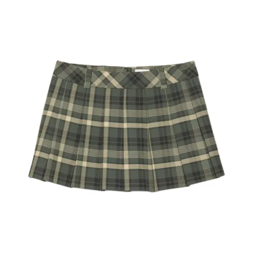 ARITZIA FW24 Sunday Best Olive Super Lo-Rise Mini Skirt Casual Short Skirts Women's Delilah Scrubb