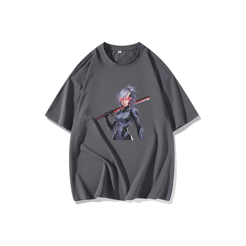 FAIRWHALE Drop Shoulder Sleeve T Shirt Women's-11