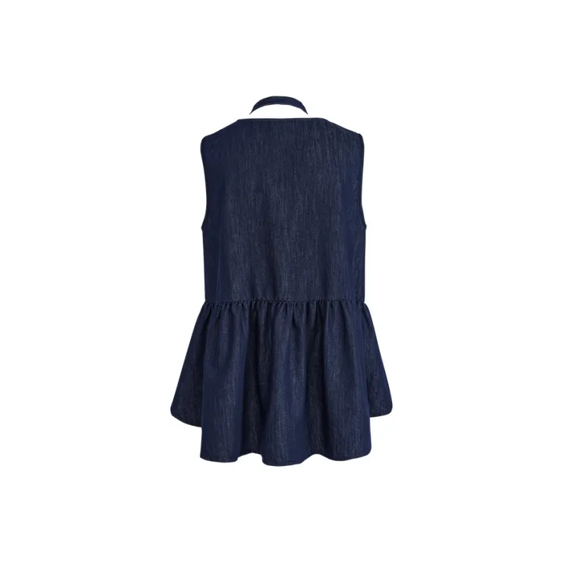 KUOSE Tank Tops Women's Dark Blue-1