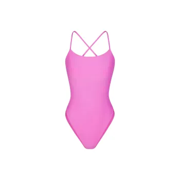 SKIMS SIGNATURE SWIM CAMI ONE PIECE One-piece Swimsuit Women's NEON ORCHID/Neon Orchid