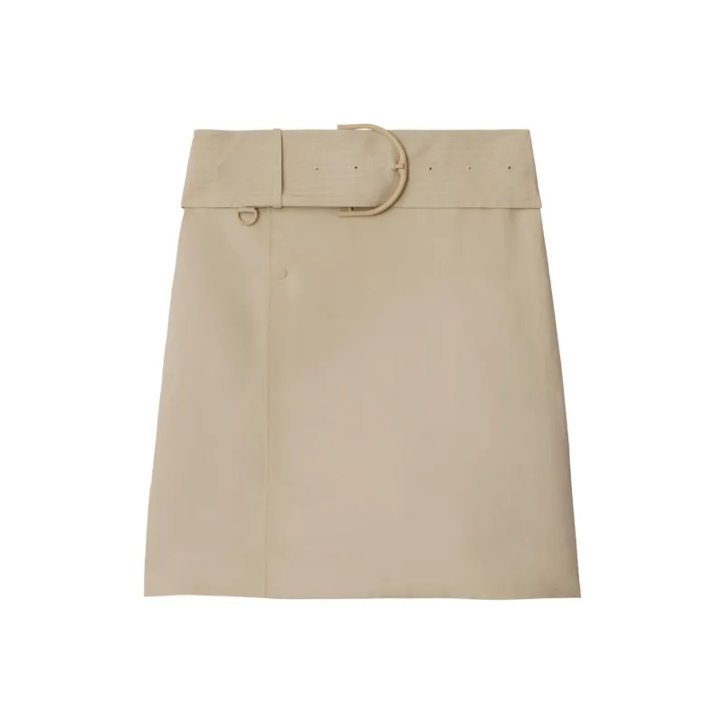 Burberry Betted Skirt 'Oat'-0
