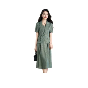 Mylan Two Piece Skirt Sets Women's Green