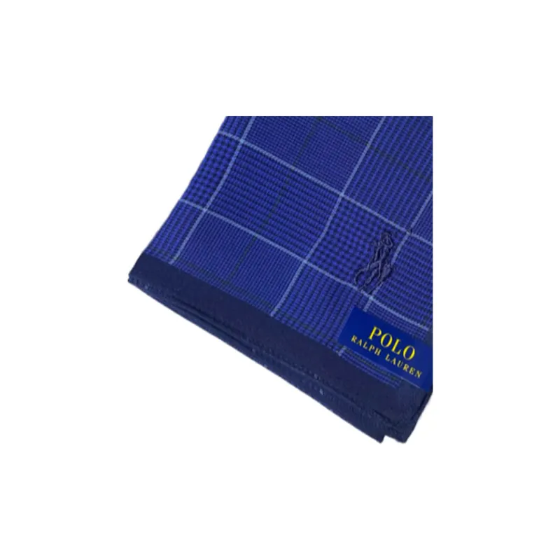 Polo Ralph Lauren Silk Scarves Unisex Blue-2