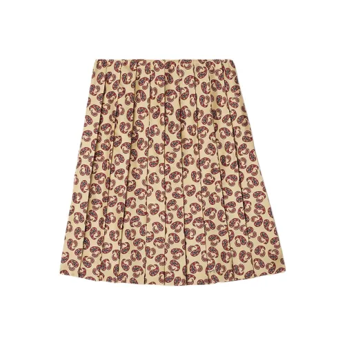 Burberry Casual Short Skirts Women's Khaki