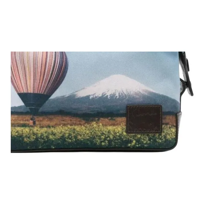 Paul Smith Canvas Toiletry Bag, Makeup Bag Regular Men's Multicolor-4