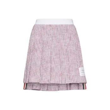 THOM BROWNE Tweed Mini Skirt
