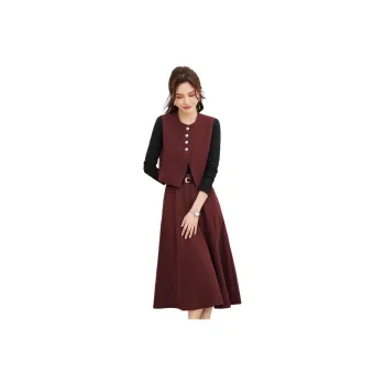 TERRE BLEUE Skirt Set Women's Red