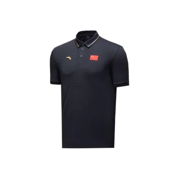 Anta Polo Shirt Unisex Midnight Blue