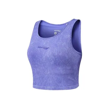 Saucony Tank Top Women's Light Purple Blue