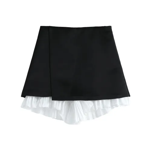 FTT Flythetruth Casual Short Skirts Women's Black