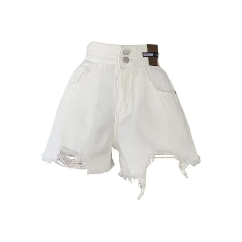 Concubine Zhu Denim Shorts Women's Light Blue-6
