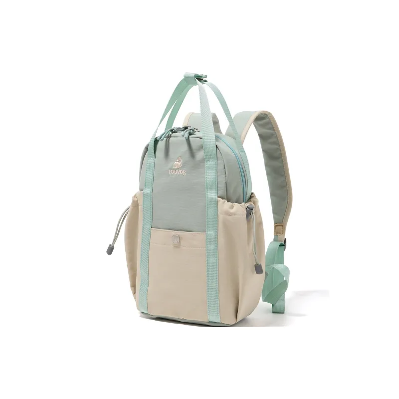 FOUVOR Nylon Fabric Backpack Women's Multicolor-10