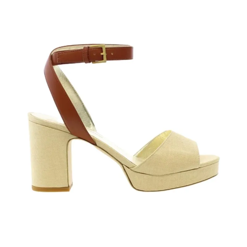 INES DE LA FRESSANGE One Strap Sandals 6.5cm Women's Brown-1