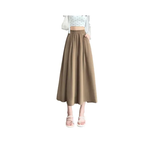 SITOL Casual Short Skirts Women's Khaki