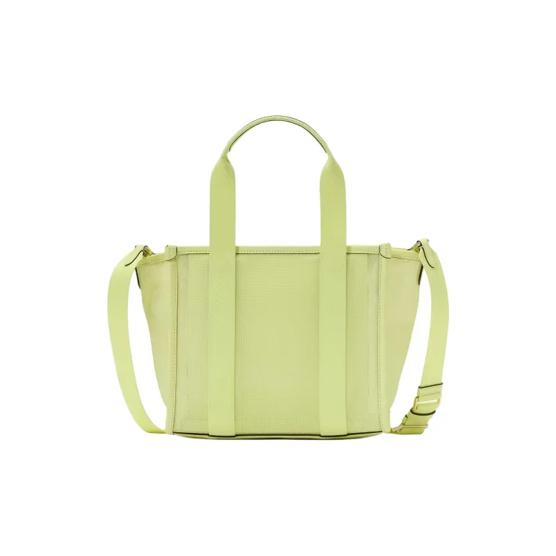 Kate Spade Mesh Fabric Tote Bag, Shopping Bag, Shoulder Bag, Crossbody Bag, Handbag Trumpets Women's Green-2