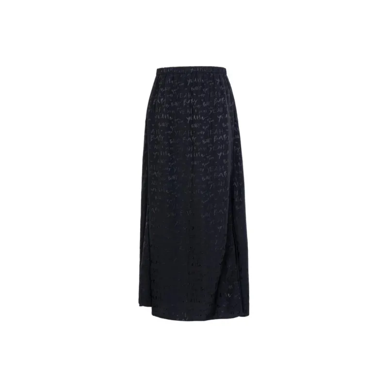 XG Casual Long Skirt Women's Black-0