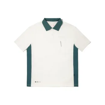 LiNing Polo Shirt Men's Champagne White/Water Jasper