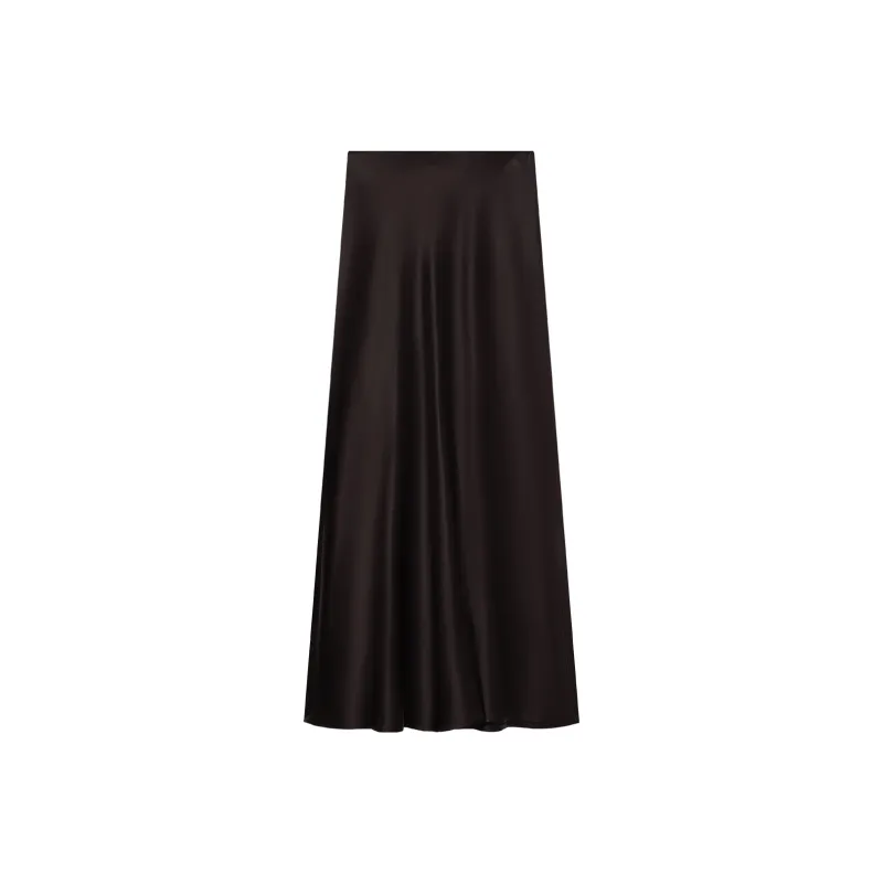 THE SEA LIFE Casual Long Skirt Women's Red Brown-0