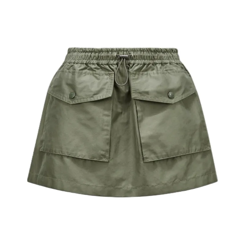 Moncler Logo Patch Drawstring Skirt-0