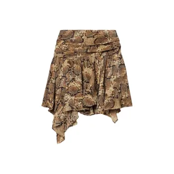 ISABEL MARANT ETOILE Casual Short Skirts Women's Brown