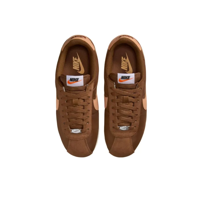 Nike Cortez Anti Slip Wear Resistant Low Top Casual Shoes Unisex Tan-3