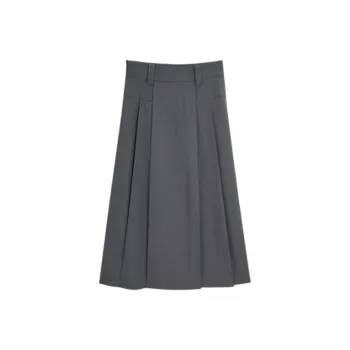 Love To Serve Casual Long Skirt Women's Dark Gray