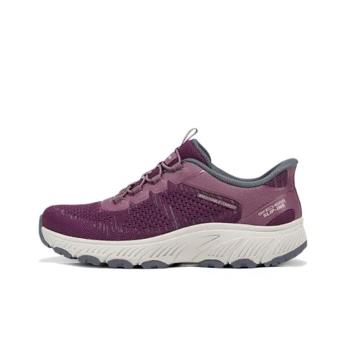 Skechers OUTDOOR WOMENS Anti Slip Wear Resistant Low Top Casual Shoes Women's Purple