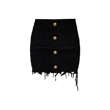 Vetements FW24 Casual Short Skirts Women's Black
