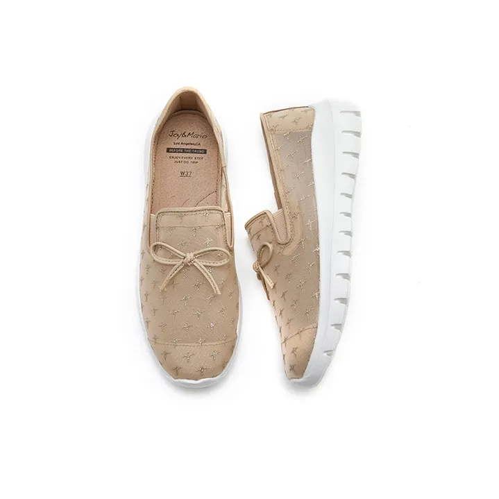 Joy&Mario Anti Slip Wear Resistant Low Top Casual Shoes Women's-7