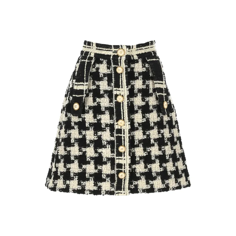 Valentino Casual Short Skirts Women's Black-0