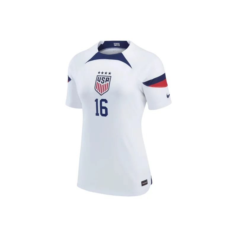 Nike USWNT 2022/23 Stadium Home Rose Lavelle Soccer Jerseys Women's White-0