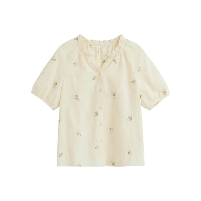 Inman Shirts Women's Pear Blossom Beige-0