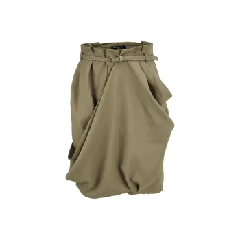 URBAN REVIVO Casual Short Skirts Women's Khaki