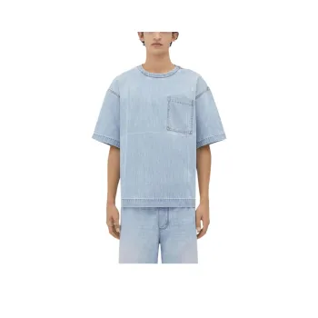 Bottega Veneta Light Bleached Denim T Shirt