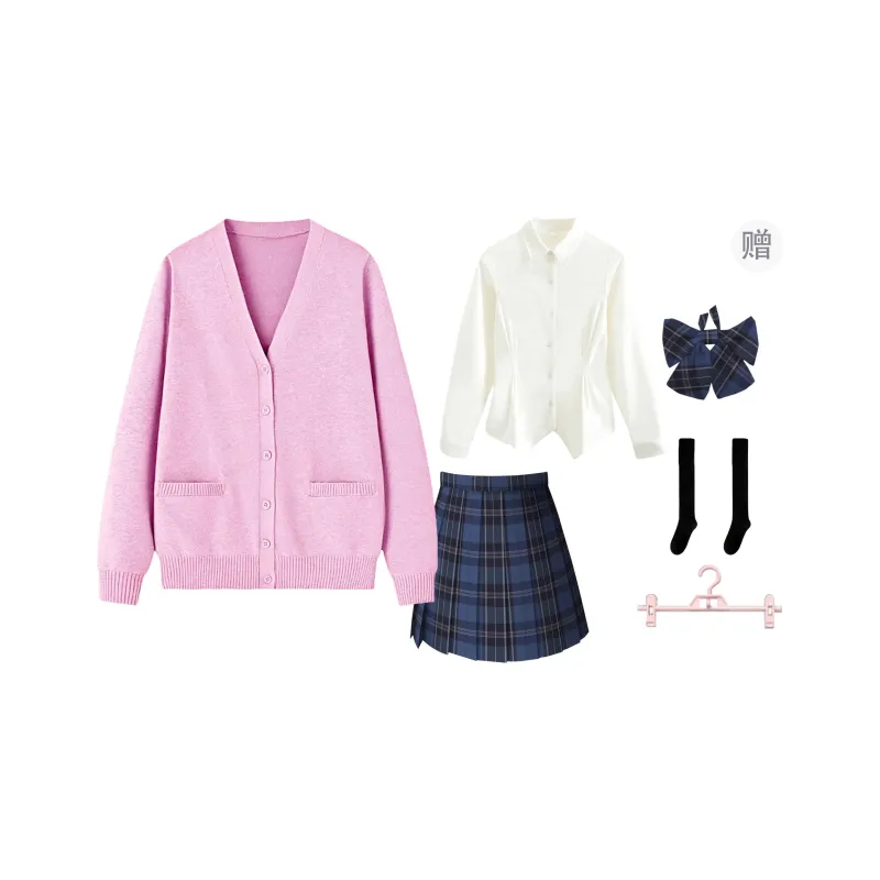 SHENBEI JK Two Piece Skirt Sets Women's-8