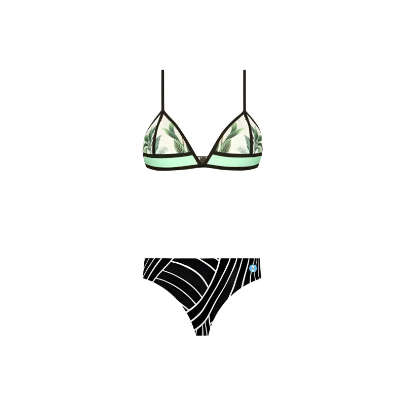 SISII LEE Two Piece Swimsuits Women's Mint Green Print-0