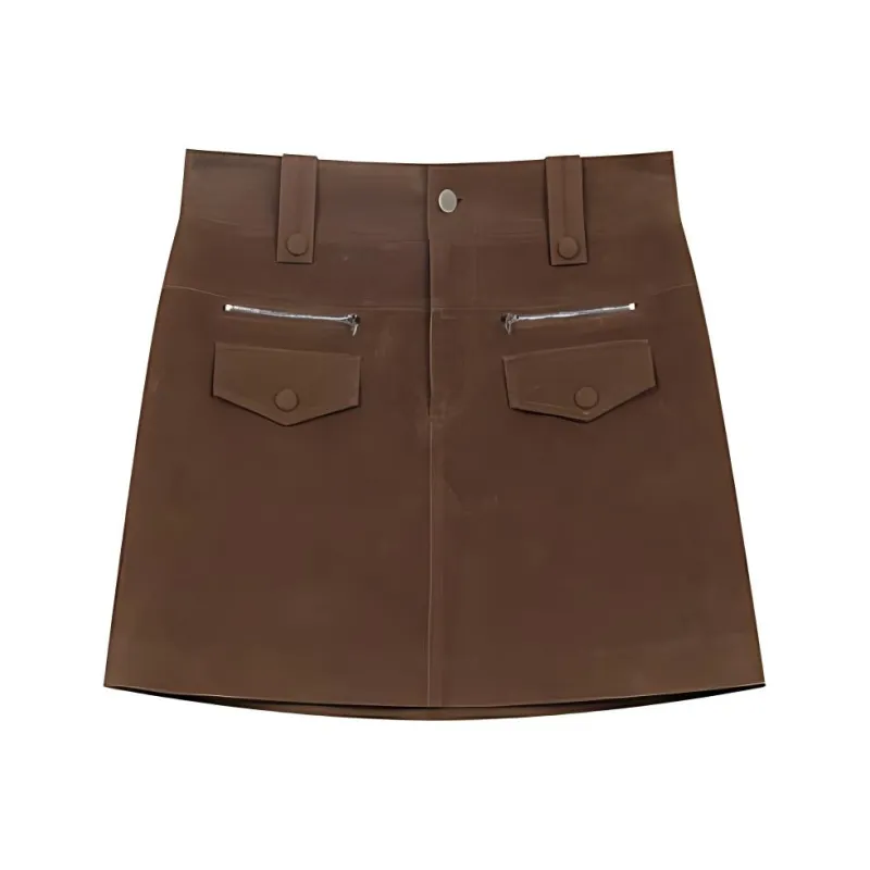 ELF SACK Casual Short Skirts Women's-0