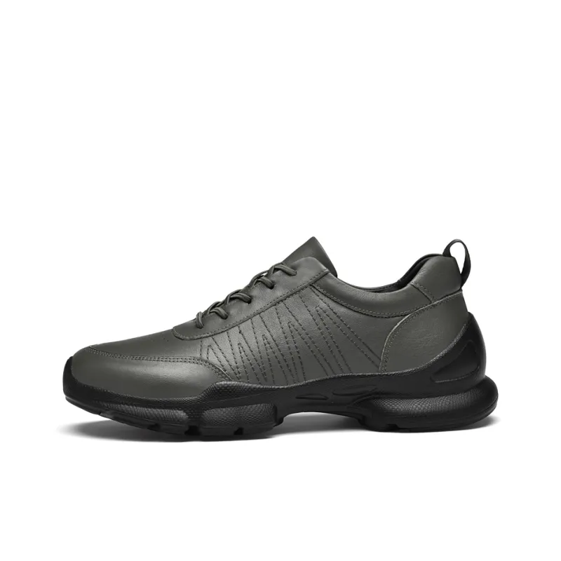 BAGE Abrasion Resistant Height Increasing Low Top Casual Shoes Unisex-6