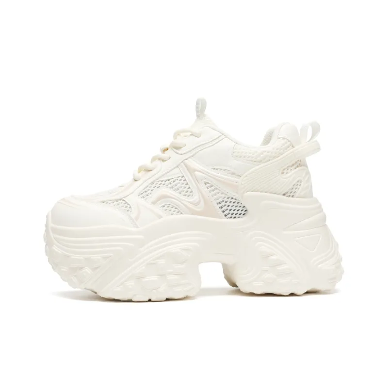 ZHR Baby's Breath Abrasion Resistant Breathable Low Top Chunky Sneakers Women's-5