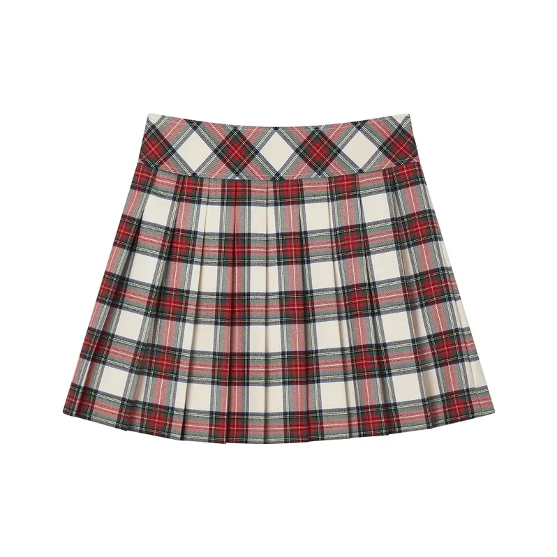 Teenie Weenie Casual Short Skirts Women's Ivory White-0